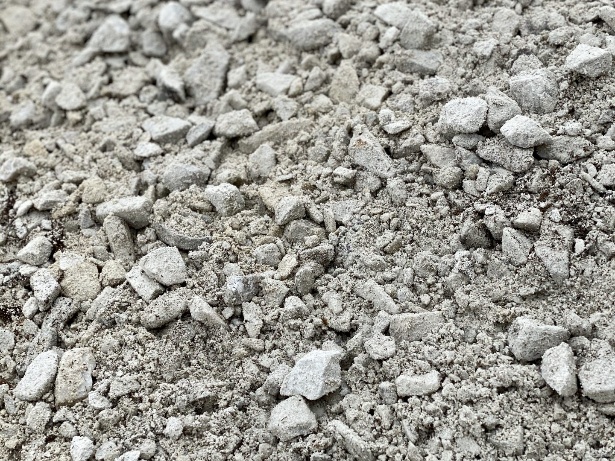 21A crusher run limestone with fines.