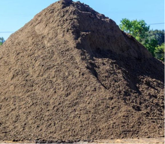 Screened farm topsoil.